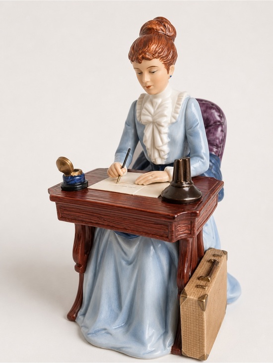 dressmaker Albee Other - 1985 Writer Lady Albee Award Victorian Broadway Custom Dressmaker Porcelain New